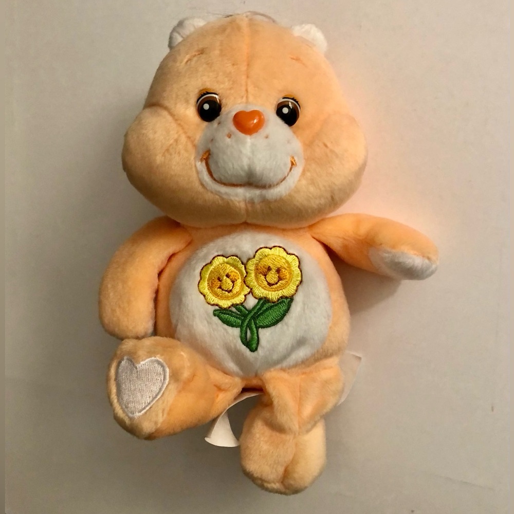 CARE BEARS FRIEND ORANGE 8 INCH CARE BEAR FROM EARLY 2000’S